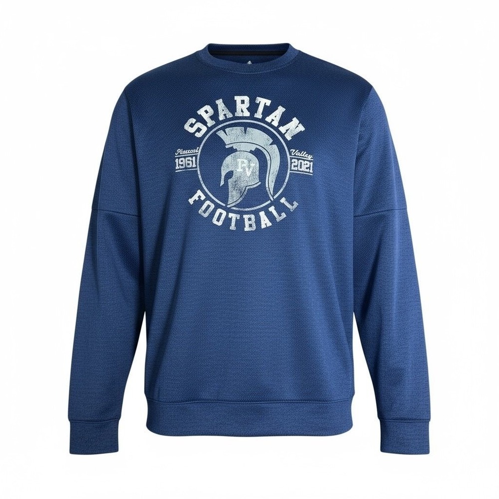 Adidas Spartan Football Sweatshirt Mens Pullover Crewneck 2XL